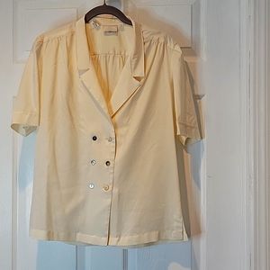 Vintage Liz Claiborne double-breasted blouse
